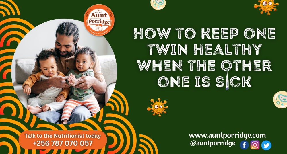 How to keep one twin healthy when the other is sick!